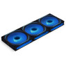  Lian Li SL-Infinity 120 RGB Uni Fan, Infinity Mirror Design, Customizable RGB Lighting, 3x 120mm PWM Fan, 2100 rpm Fan Speed, 61.3 CFM Airflow, Triple Pack with Controller, Black | G99.12SLIN3B.00